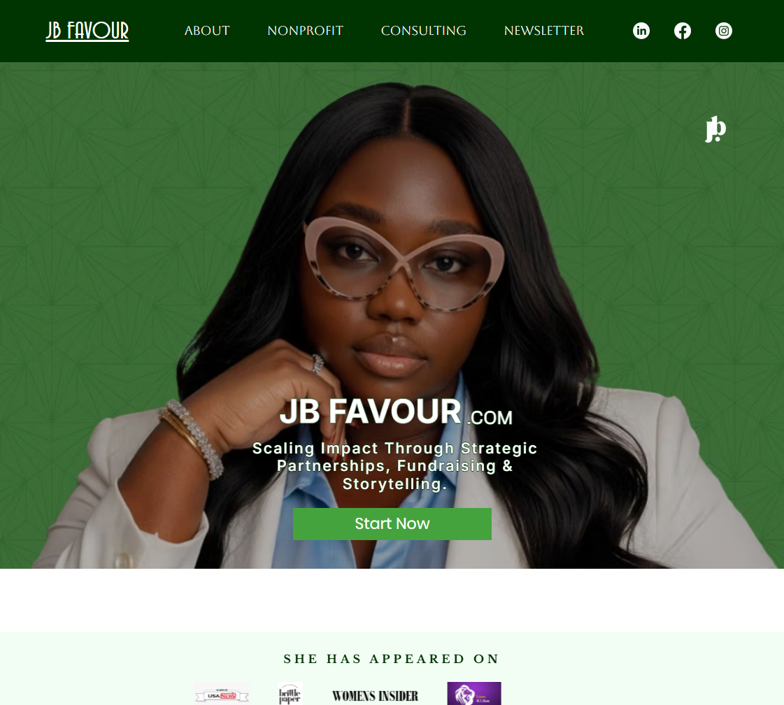 Social impact websites — Strategy